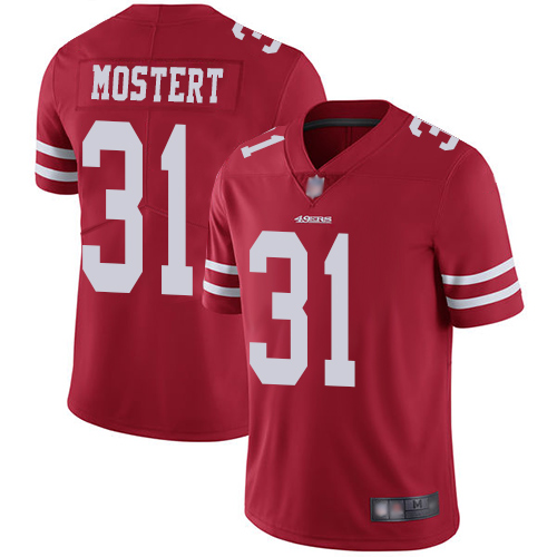 San Francisco 49ers Limited Red Men Raheem Mostert Home NFL Jersey #31 Vapor Untouchable